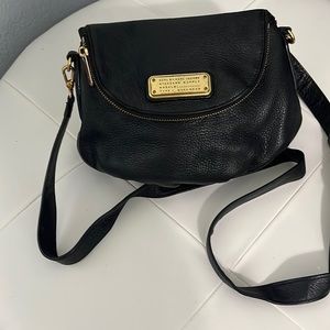 Marc by Marc Jacobs Mini Natasha Crossbody Bag Black Pebbled Leather